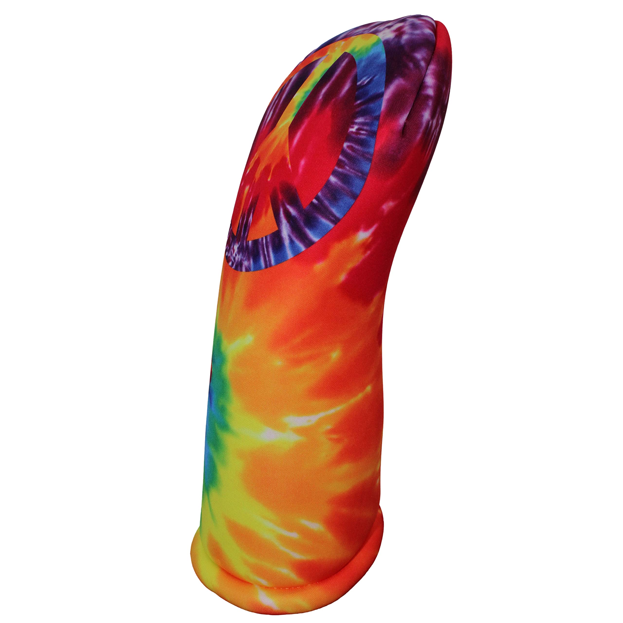 Tie Dye Peace Sign Driver 460cc Club Headcover Handmade by BeeJos