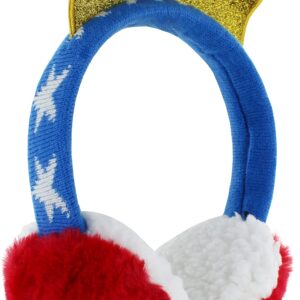 DC Comics Wonder Woman Sequin Ear Muffs with Tiara