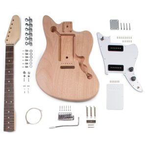 stewmac diy build your own offset trem electric guitar kit - new for 2022! (101260)