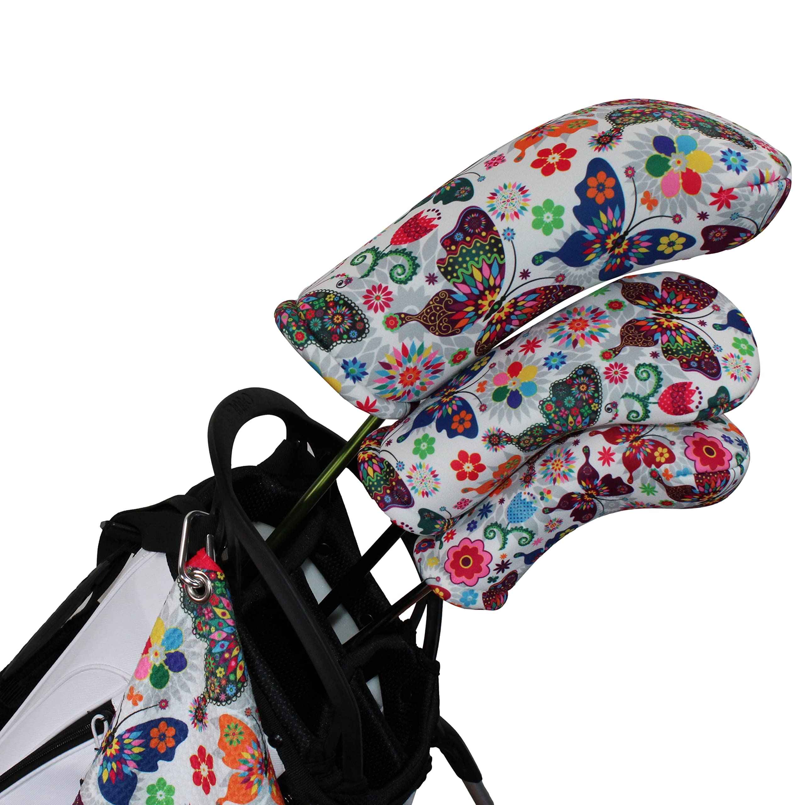 Mosaic Butterflies Driver 460cc Club Headcover Handmade by BeeJos