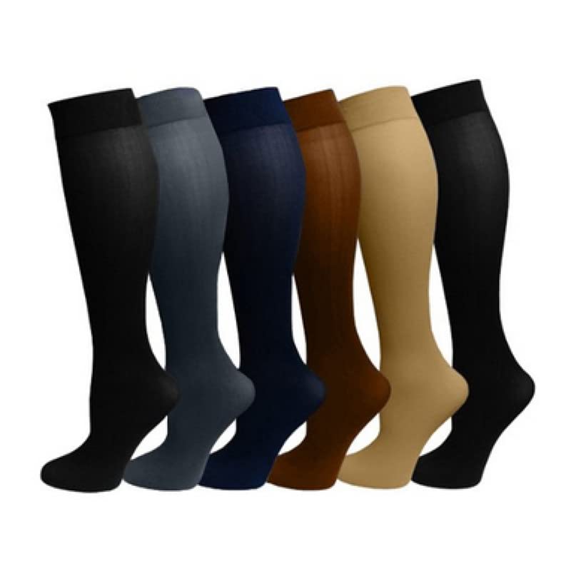 Unisex Medical Compression Socks 3 Pair, Navy