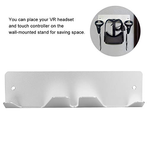 VR Stand, Practical VR Wall Mount Stand Easy to Install Metal Saving Space Exquisite Workmanship for Oculus Rift S