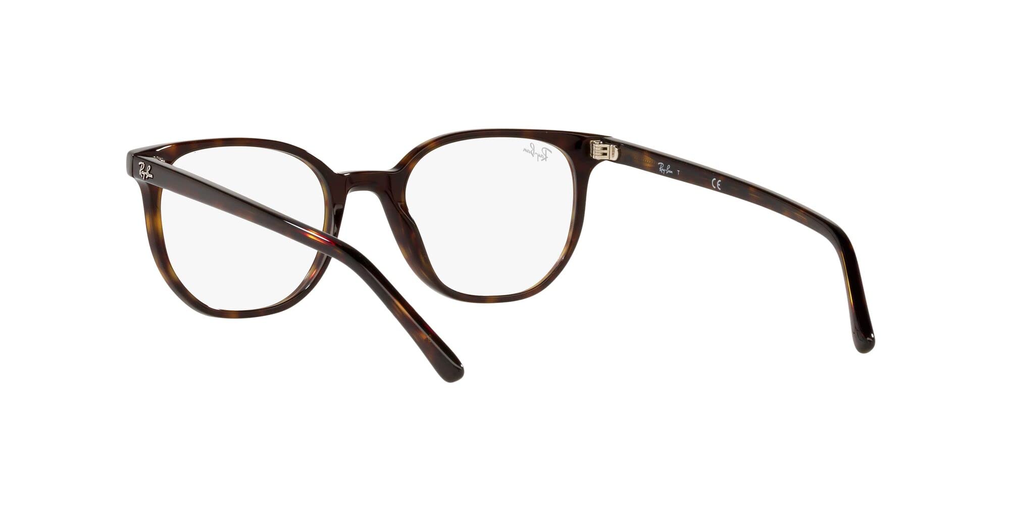 Ray-Ban RX5397 Elliot Round Prescription Eyewear Frames, Havana/Demo Lens, 50 mm