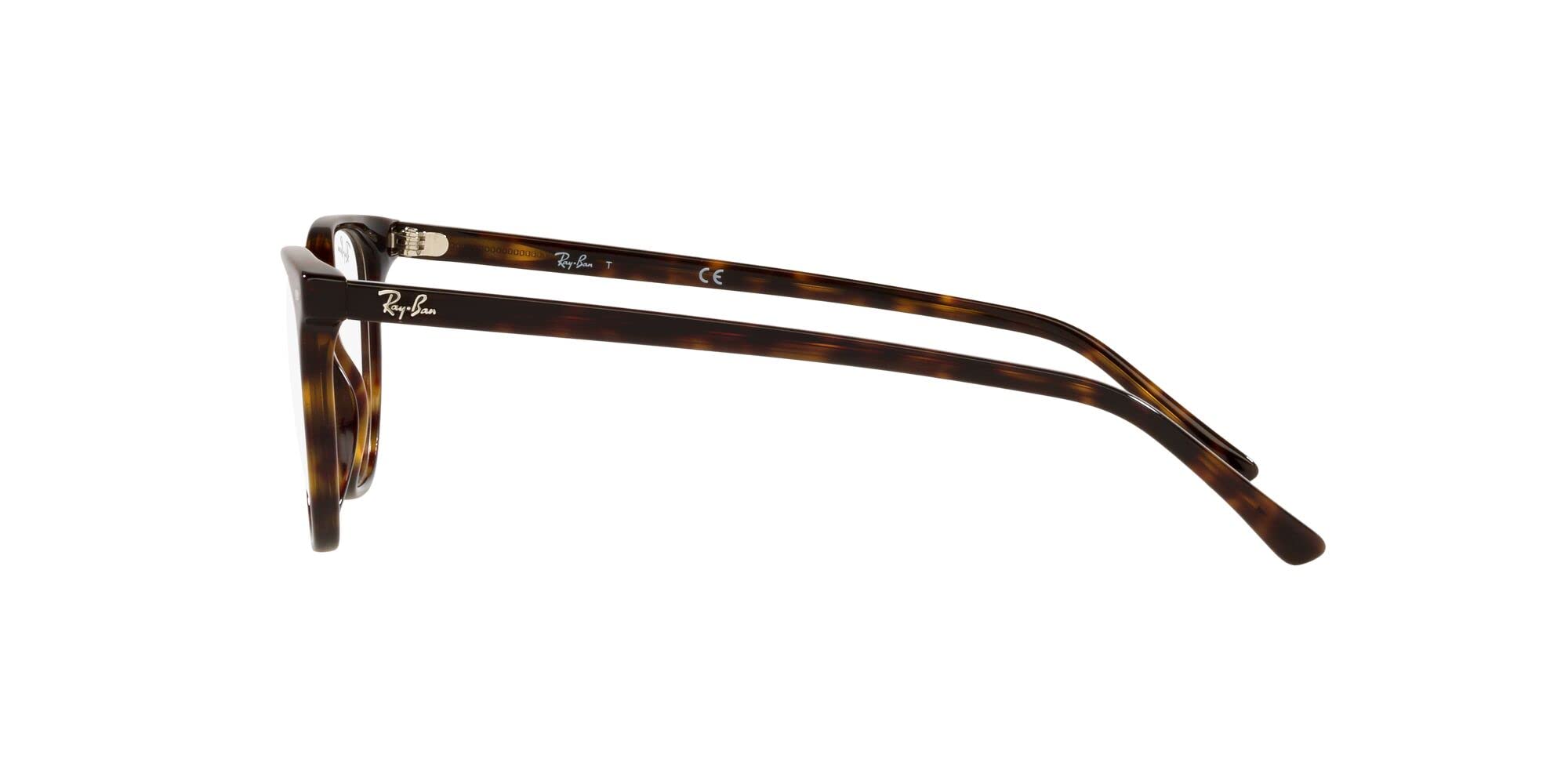 Ray-Ban RX5397 Elliot Round Prescription Eyewear Frames, Havana/Demo Lens, 48 mm