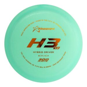 prodigy disc 300 h3v2 | stable disc golf hybrid driver | optimum feel & grip | consistent, fast flight | colors may vary (170-176g)