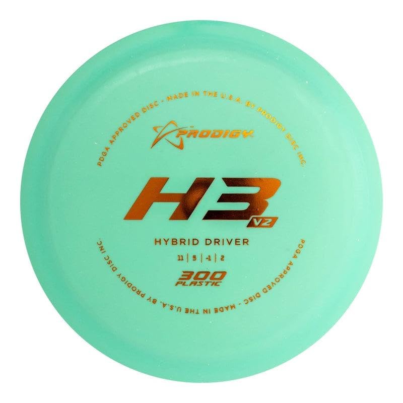 Prodigy Disc 300 H3V2 | Stable Disc Golf Hybrid Driver | Optimum Feel & Grip | Consistent, Fast Flight | Colors May Vary (170-176g)