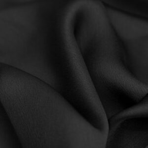 vimate Black Silk Head Scarf, Womens 35’’ Square 100% Mulberry Black Silk Scarf for Hair Wrapping at Night (035-Black)