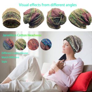 JarseHera Womens Slouchy Beanie Cotton Chemo Caps Cancer Headwear Hats Turban