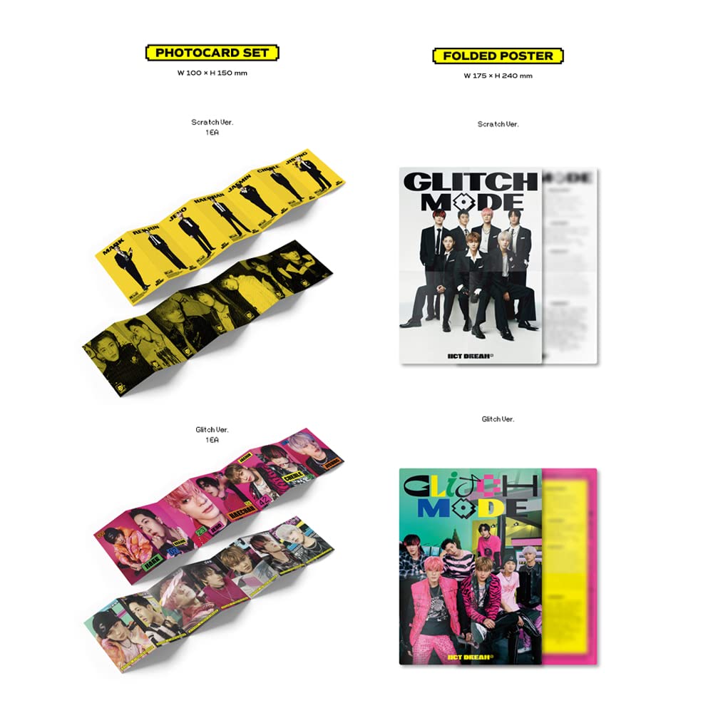 NCT Dream - Glitch Mode the 2nd Album Photobook version [ incl. SM official photocard ] (B ver)