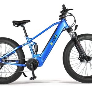 ETEK Peak eBikes for Adults - Bafang MID-Drive 750W Electric Mountain Bikes - 26" CST Fat Tires & Dual Shock Absorber Electric Bike with 48V 14Ah Battery - 9 Speed Bicycle - APT 860C LCD