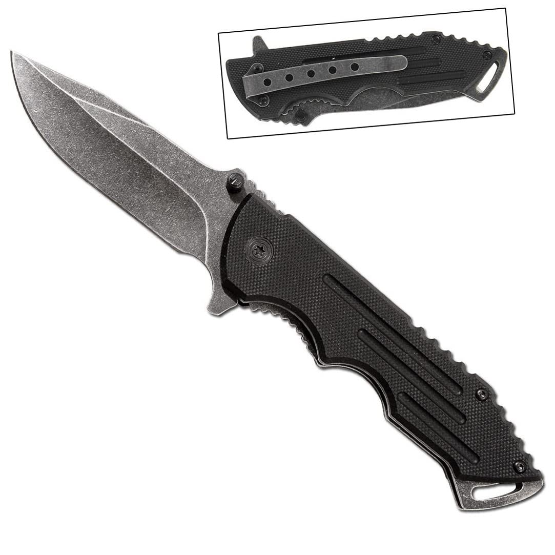 Force Protection Camping Hunting Open Folding Pocket Knife Outdoor Survival Hunting Knife by Survival Steel