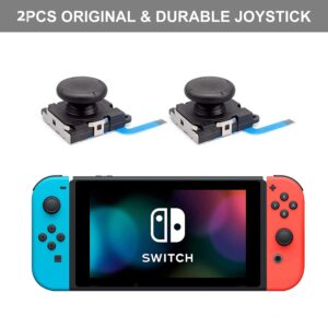 Joycon Joystick Replacement,Joycon Repair Kit,VGBUS Repair Joystick Replacement Tool Kit for Switch lite and Nintendo Joycon Controller- Not Include Tool Kit(2PACK)