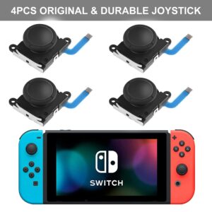 Joycon Joystick Replacement,Joycon Repair Kit,VGBUS Repair Joystick Replacement Tool Kit for Switch lite and Nintendo Joycon Controller (4PACK)