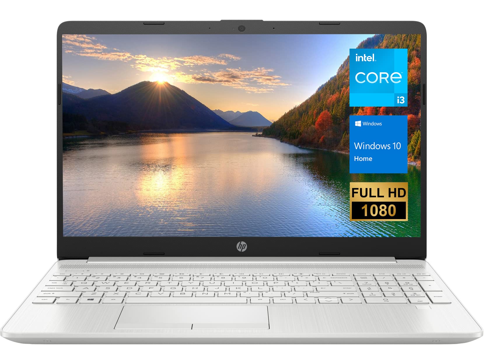 HP 2022 Newest Notebook Laptop, 15.6" Full HD 1080P Non-Touch Display, 11th Gen Intel Core i3-1115G4 Processor, 32GB DDR4 RAM, 1TB PCIe SSD, Webcam, HDMI, Wi-Fi, Bluetooth, Windows 11 Home, Silver