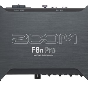 Zoom F8n Pro Professional Field Recorder/Mixer, Audio for Video, 32-bit/192 kHz Recording, 10 Channel Recorder, 8 XLR/TRS Inputs, Timecode, Ambisonics Mode, Battery Powered, Dual SD Card Slots