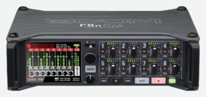 zoom f8n pro professional field recorder/mixer, audio for video, 32-bit/192 khz recording, 10 channel recorder, 8 xlr/trs inputs, timecode, ambisonics mode, battery powered, dual sd card slots