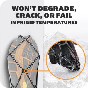 Yaktrax Hiking and Walking Traction Cleats for Snow, Ice, and Rock (Medium/Large)