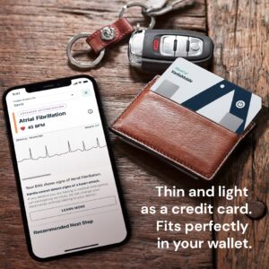 KardiaMobile Card Wallet-Sized Personal EKG Device - Record Single-Lead EKGs On The Go and Detect Irregular Heartbeats - by AliveCor