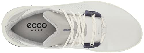 ECCO Men's Biom G5 Gore-TEX Waterproof Golf Shoe, White/Blue Depths, 11-11.5