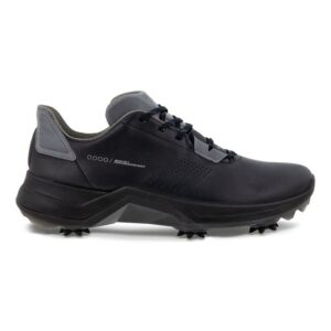 ECCO Men's Biom G5 Gore-TEX Waterproof Golf Shoe, Black/Steel, 13-13.5