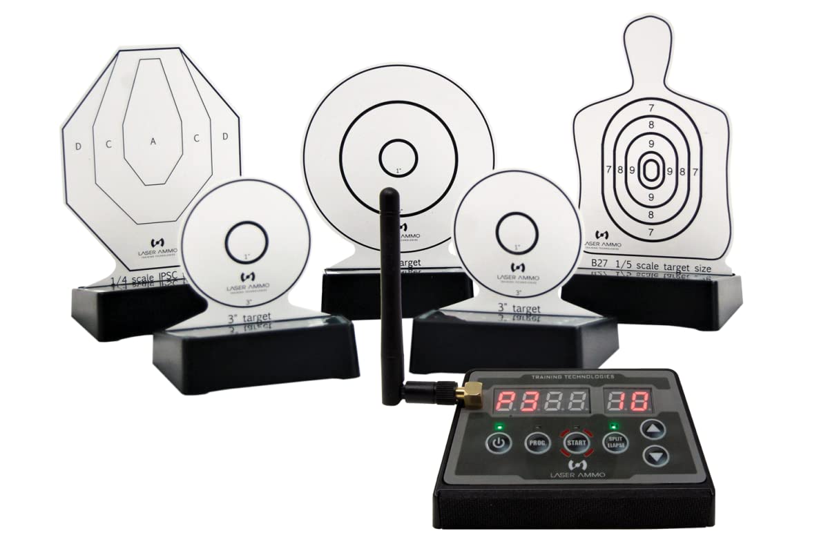 Laser Ammo Interactive Multi Target Training System (i-MTTS) 5 Targets Pack with System Controller