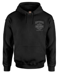 harley-davidson men's corrosion willie g skull poly-blend pullover hoodie (2xl)