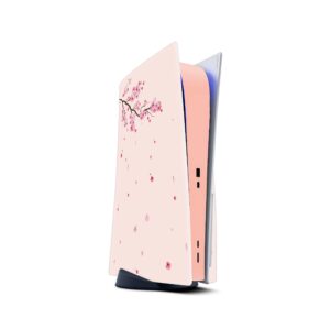 TACKY DESIGN PS5 Skin Japanese Cherry Blossom Skin for Playstation 5 skin Console and 2 controller skin, PS5 cover Vinyl 3M Decal Stickers Full wrap Cover (Disk Edition)