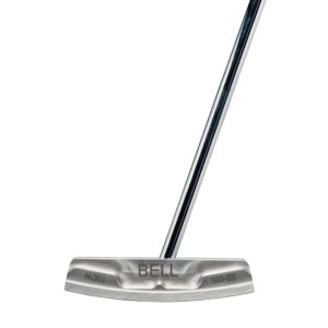 Bell N-360 No-Offset CNC Milled Center Shaft Standard Blade Golf Putter + Winn 15" Counter-Balance Grip (Left, 39)