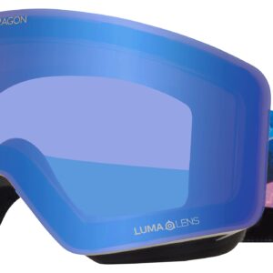 Dragon Unisex R1 OTG Snow Sport Goggle - Mountain Bliss Frame | LL Flash Blue Lens