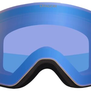 Dragon Unisex R1 OTG Snow Sport Goggle - Mountain Bliss Frame | LL Flash Blue Lens