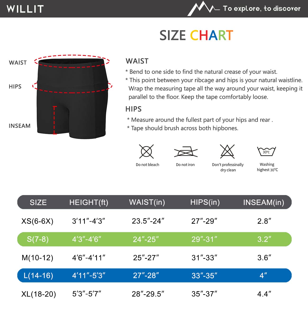 Willit Girls' 4" Volleyball Shorts Youth Spandex Dance Yoga Athletic Shorts Kids Running Biker Shorts with Pockets Black L