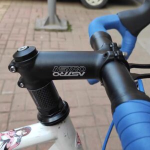 YAPJEB Bike Fork Stem Riser Adapter Bike Fork Stem Extender Aluminum Bike Quill Stem Adapter for Mountain Bike Road Bike Quill Stem Adapter (25.4 x 150mm)