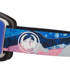 Dragon Unisex R1 OTG Snow Sport Goggle - Mountain Bliss Frame | LL Flash Blue Lens