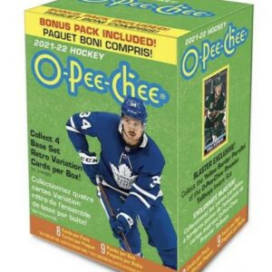 2021 2022 Upper Deck O Pee Chee Hockey Series Sealed Blaster Box of Packs with Chance for Short Printed Rookies and Stars plus Blaster EXCLUSIVE Yellow Bordered Tallboys