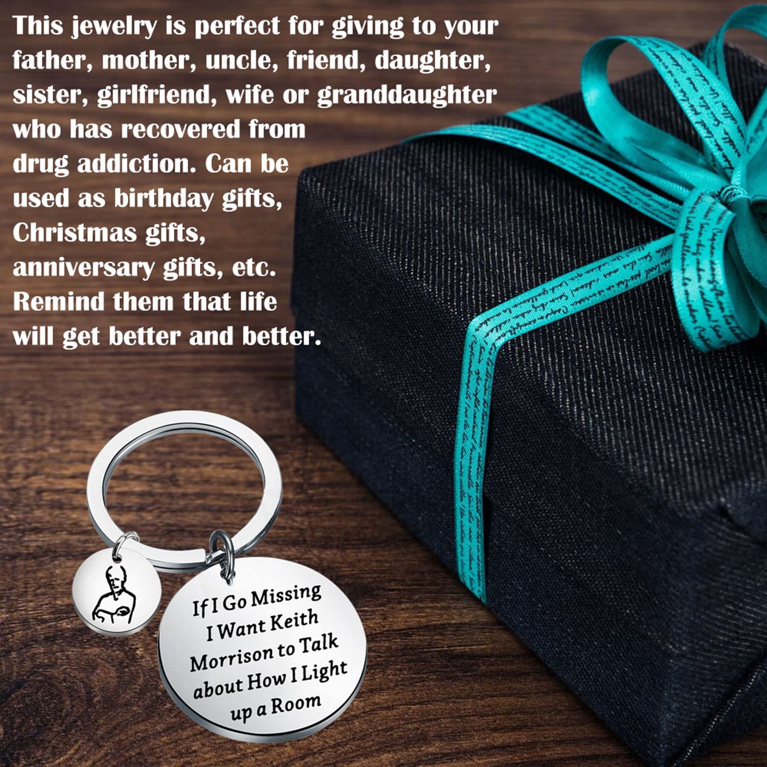 TIIMG Funny True Crime Lovers Gift Crime Show Inspired Jewelry Gift (If I Go Missing US)