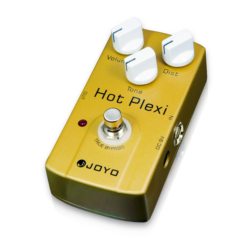 JOYO JF-32 Hot Plexi Distortion Pedal Bundle with JP-02 DC 9V 18V Pedal Power Supply