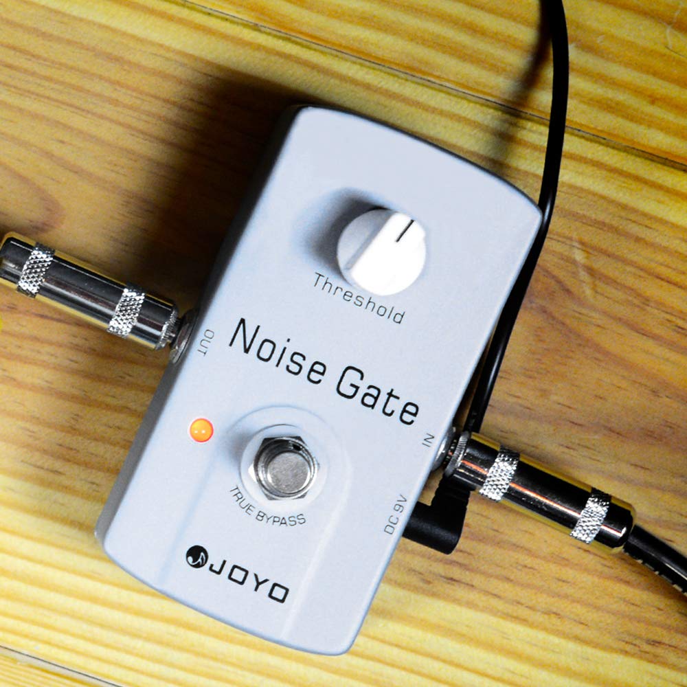 JOYO JF-31 Noise Gate Pedal Bundle with JP-02 DC 9V 12V 18V 10-outputs Pedal Power Supply