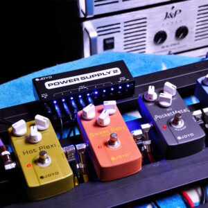 JOYO JF-32 Hot Plexi Distortion Pedal Bundle with JP-02 DC 9V 18V Pedal Power Supply