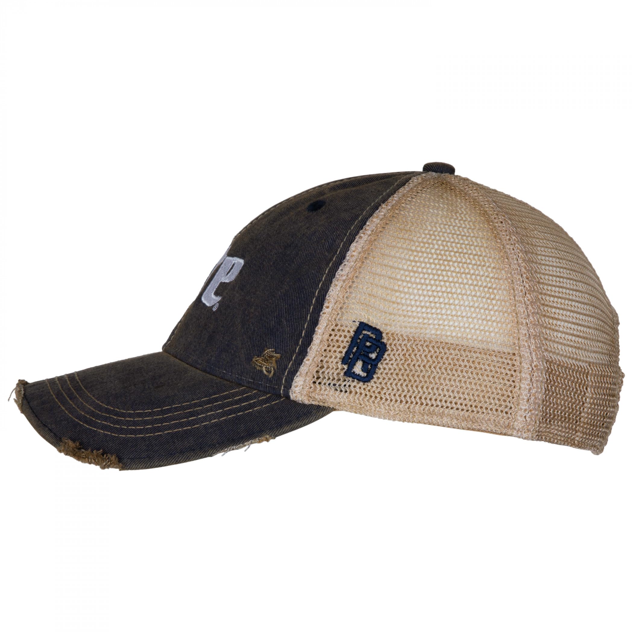 Miller Lite Distressed Logo Die Cut Felt & Embroidered Patch Adjustable Hat Multi color One Size