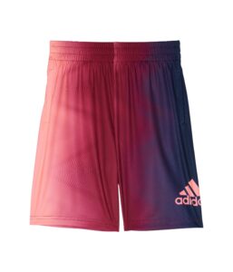 adidas boy's feel free shorts (bid kids) legacy burgundy md (10-12 big kid)