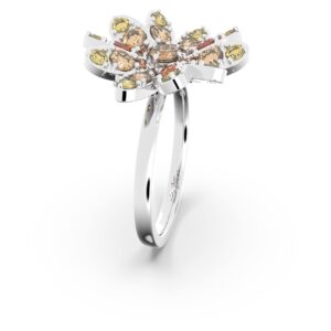 SWAROVSKI Eternal Flower Ring, Flower, Multicolored, Mixed Metal Finish, Size 8