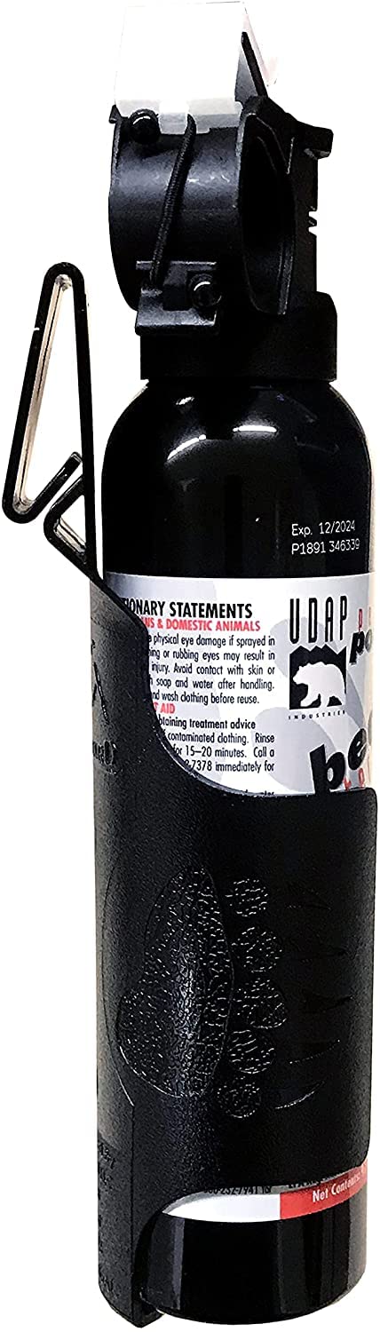 UDAP White Label 7.9 oz. Bear Spray with Griz Guard Holster Non Retail (no Clamshell) Packaging