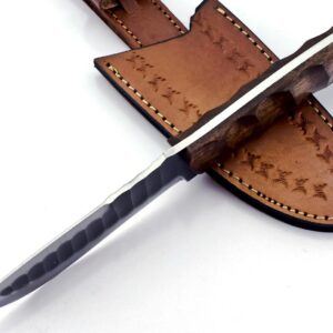 UK UNIQUE SHARP KNIVES BK-780 Handmade D2 Stainless steel 10 Inches Hunting knife- Beautiful Walnut wood Handle