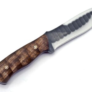 UK UNIQUE SHARP KNIVES BK-780 Handmade D2 Stainless steel 10 Inches Hunting knife- Beautiful Walnut wood Handle