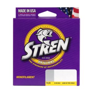 Stren Original®, Hi-Vis Gold, 17lb | 7.7kg Monofilament Fishing Line, Suitable for Freshwater Environments