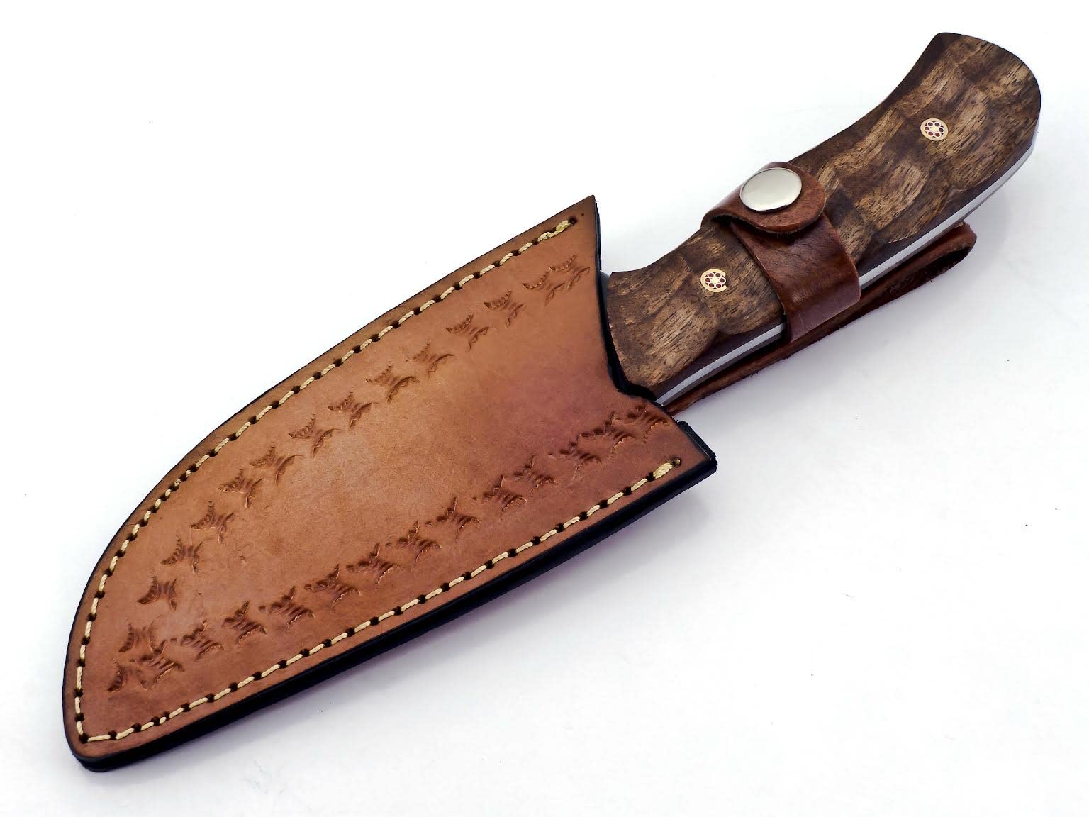 UK UNIQUE SHARP KNIVES BK-780 Handmade D2 Stainless steel 10 Inches Hunting knife- Beautiful Walnut wood Handle