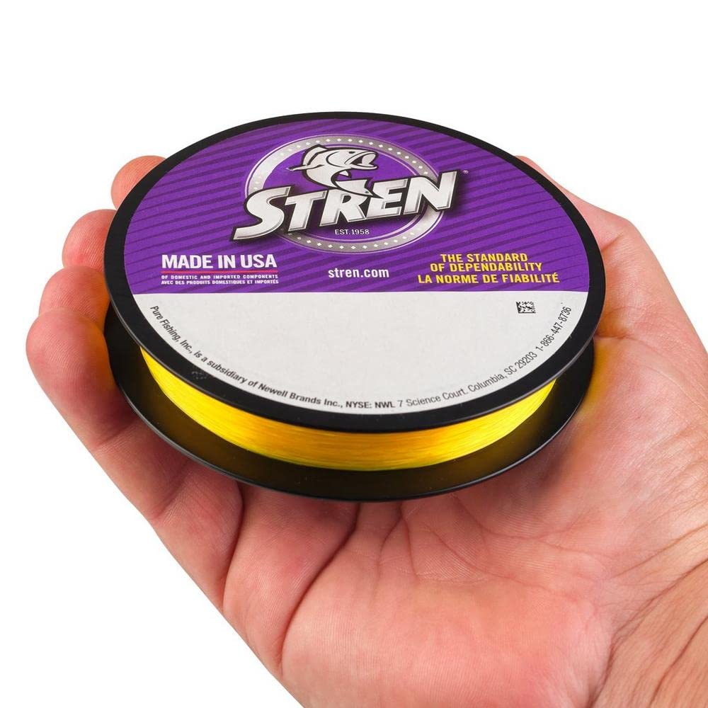 Stren Original®, Hi-Vis Gold, 17lb | 7.7kg Monofilament Fishing Line, Suitable for Freshwater Environments