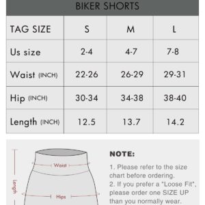 SPICE UNION Workout Shorts Womens for Running Yoga Biker Gym High Waist Spandex Ribbed Seamless Athletic Leggings(S010M-hehuilv)