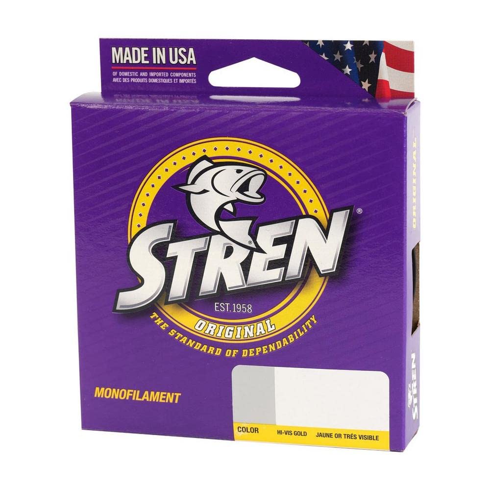 Stren Original®, Hi-Vis Gold, 17lb | 7.7kg Monofilament Fishing Line, Suitable for Freshwater Environments