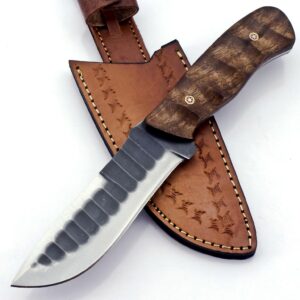 UK UNIQUE SHARP KNIVES BK-780 Handmade D2 Stainless steel 10 Inches Hunting knife- Beautiful Walnut wood Handle